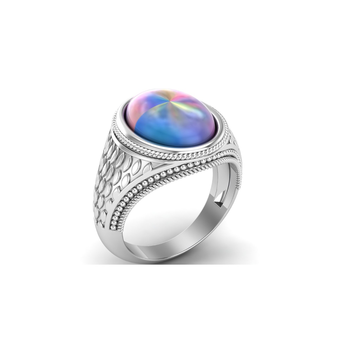 Bague labradorite argent Lucas